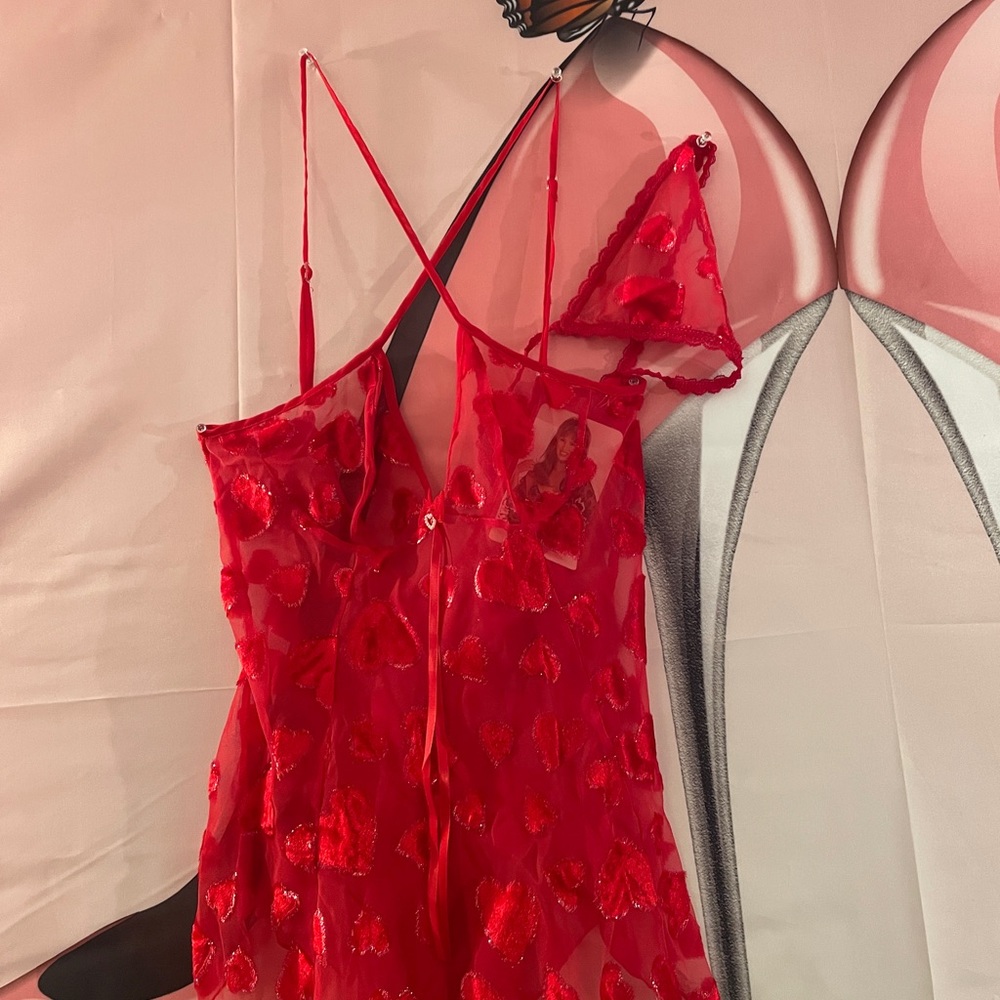 Red Babydoll Nightie size Small